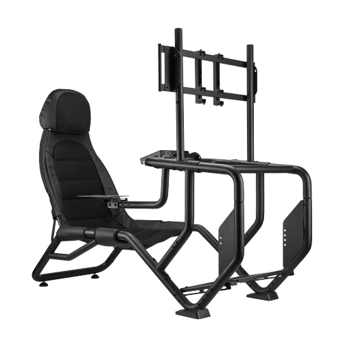 Compact Racing Simulator Cockpit with Gear Shift Mount & Monitor Mount LRS14-BS03  Switchable between F1 and GT seating styles. from china(chinese)