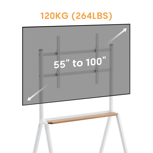 Minimal Heavy-Duty TV Cart TTF23-610FW  from china(chinese)