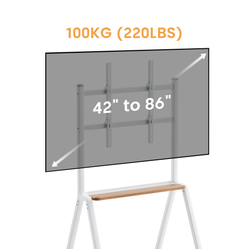 Minimal Heavy-Duty TV Cart TTF23-68FW  from china(chinese)
