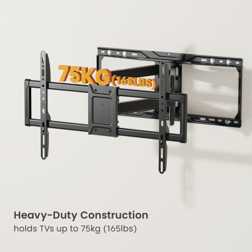 Cost-Effective Heavy-Duty Full-Motion TV Wall Mount LPA86-466A With enhanced robustness to hold TVs up to 75kg & larger extension from china(chinese)