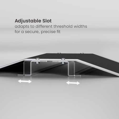 Versatile Aluminum Split Wheelchair Threshold Ramps LHP04-1 Making Every Entrance Accessible from china(chinese)