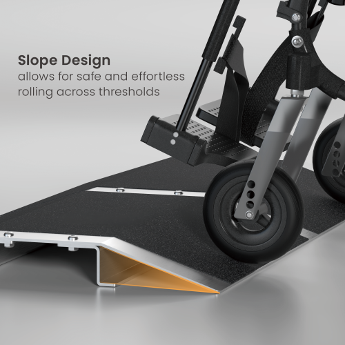  Versatile Aluminum Wheelchair Threshold Ramp (Small) LHP04-2 Making Every Entrance Accessible from china(chinese)