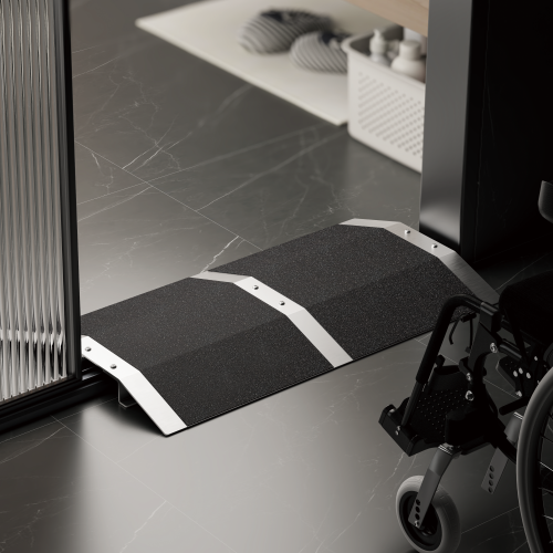  Versatile Aluminum Wheelchair Threshold Ramp (Small) LHP04-2 Making Every Entrance Accessible from china(chinese)