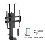 Smart Motorized TV Lift Stand with Manual Swivel
