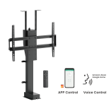 Smart Motorized TV Lift Stand with Manual Swivel