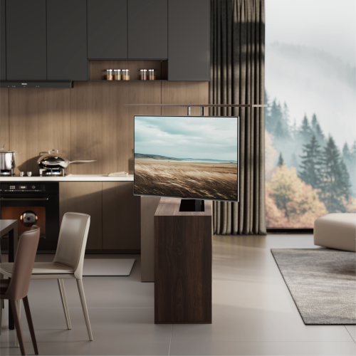  Smart Motorized TV Lift Stand with Motorized Swivel LP66E-46MLX  Conceal the TV for a Minimalist Look from china(chinese)