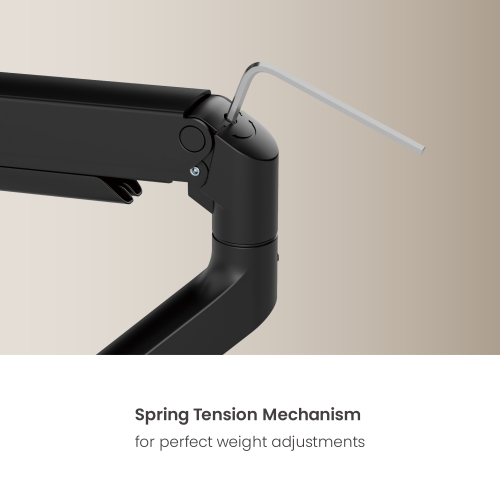 Vigor Heavy-Duty Gas Spring Single Monitor Arm LDT123-C012 For most 17"-49" Monitors from china(chinese)