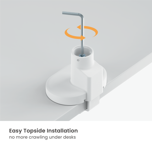 Economy Sleek Dual Screen Pole-Mounted Mechanical Spring Monitor Arm LDT122-C024PE  Sturdy metal build, fluid rounded design, cost-efficiency. from china(chinese)