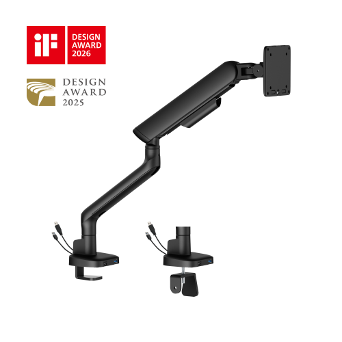 ELITE Mechanical Spring Monitor Arm with USB-A & USB-C Ports LDT118-C012UC Leads the modernity by appearance and functionality. from china(chinese)