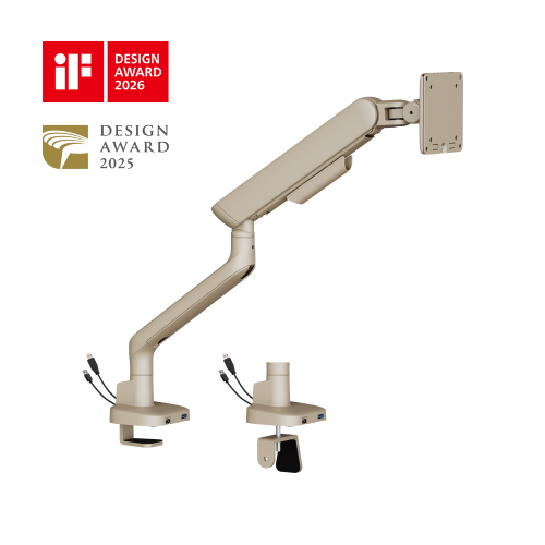 ELITE Mechanical Spring Monitor Arm with USB-A & USB-C Ports LDT118-C012UC Leads the modernity by appearance and functionality. from china(chinese)