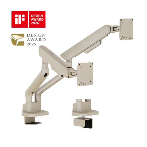 ELITE Dual-Screen Mechanical Spring Monitor Arm LDT118-C024 Leads the modernity by appearance and functionality. from china(chinese)