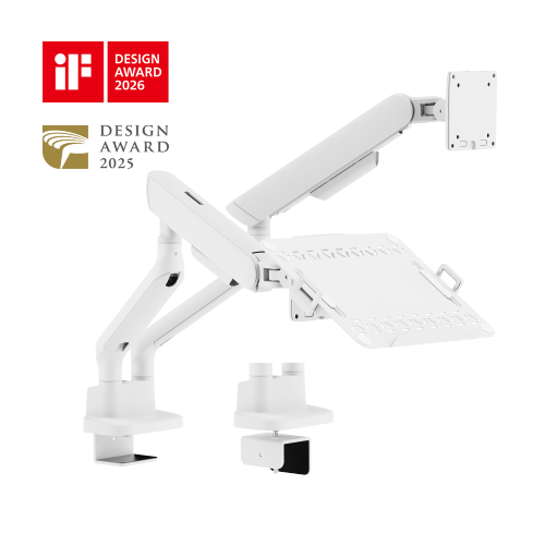 ELITE Mechanical Spring Monitor Arm with Laptop Holder LDT118-C024ML Leads the modernity by appearance and functionality. from china(chinese)