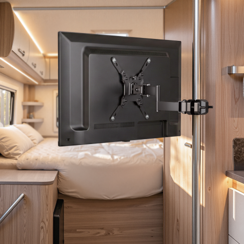 Full-Motion TV/Monitor Pole Mount with Extension Adapter Arms LDA35-222E  Flexible Viewing with Pole Mount Performance from china(chinese)