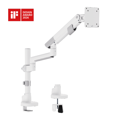 Nova Slim Pole-Mounted Mechanical Spring Monitor Arm LDT105-C012P  Slim, Sleek, Smooth from china(chinese)