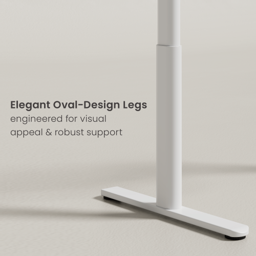 Two-Stage Oval Columns Dual-Motor Sit-Stand Desk M19-22D Elegance meets Practicality. from china(chinese)