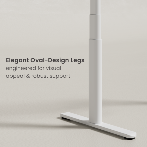 Three-Stage Oval Columns Dual-Motor Sit-Stand Desk M19-23D Elegance meets Practicality. from china(chinese)