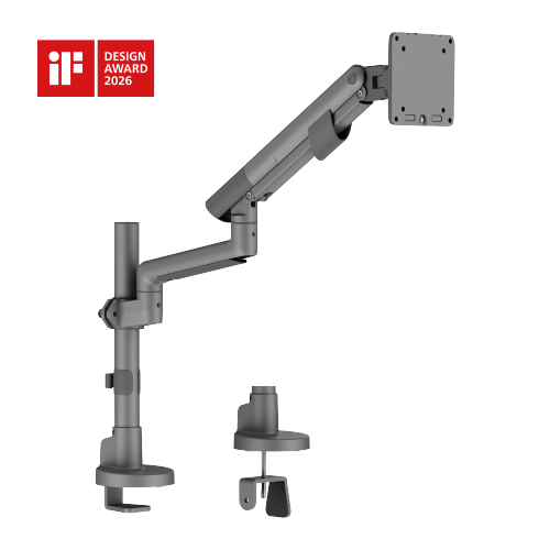 Nova Slim Pole-Mounted Mechanical Spring Monitor Arm LDT105-C012P  Slim, Sleek, Smooth from china(chinese)