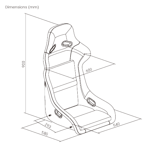 Cotton-Finish Fiberglass Seat for Cockpit LRA01-BS01 Modern look with high strength. from china(chinese)