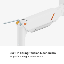 VALUEFORCE Mechanical Spring Monitor Arm with USB 3.0 Ports & RGB Lighting
