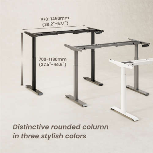 Two-Stage Smooth Dual-Motor Sit-Stand Desks M20-22D Moves with your lifestyle. from china(chinese)