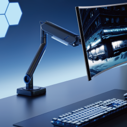 VALUEFORCE Mechanical Spring Monitor Arm with USB 3.0 Ports