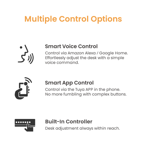 Smart-Controlled Dual-Motor Sit-Stand Desks (3-Stage, Standard) M06-23DE-AI Embrace a healthy and intelligent office lifestyle from china(chinese)