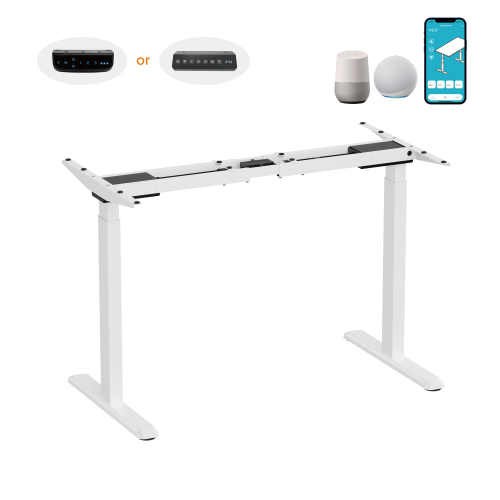 Smart-Controlled Dual-Motor Sit-Stand Desks (2-Stage, Standard) M06-22DE-AI Embrace a healthy and intelligent office lifestyle from china(chinese)
