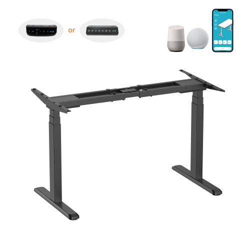 Smart-Controlled Dual-Motor Sit-Stand Desks (3-Stage, Standard) M06-23DE-AI Embrace a healthy and intelligent office lifestyle from china(chinese)