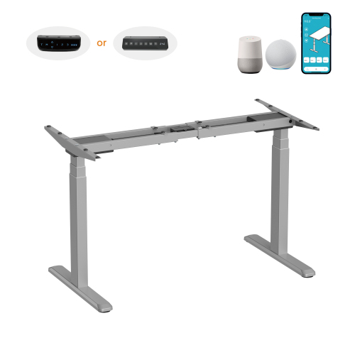Smart-Controlled Dual-Motor Sit-Stand Desks (3-Stage, Standard) M06-23DE-AI Embrace a healthy and intelligent office lifestyle from china(chinese)