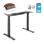 Smart-Controlled Dual Motor Electric Sit-Stand Desk with Square Column (Reversed)