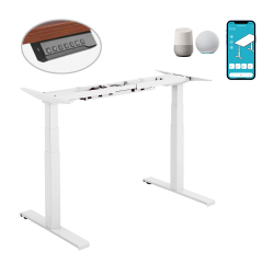 Smart-Controlled Dual Motor Electric Sit-Stand Desk with Square Column (Reversed)