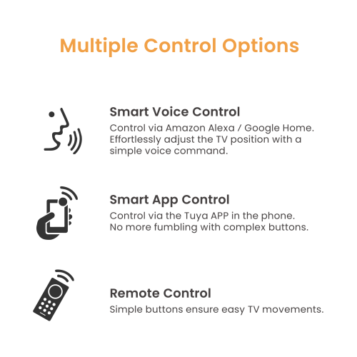 Motorized Swivel TV Ceiling Mount with Stepless Height Adjustment PLB-M0946LS For most 37”~86” TVs from china(chinese)