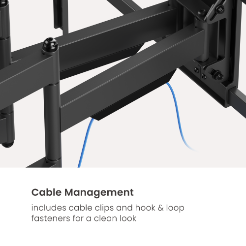 Ultra-Reach Heavy-Duty Full-Motion TV Wall Mount LPA91-6126D Fits 406mm (16''), 457mm (18''), 610mm (24'') stud spacing. from china(chinese)