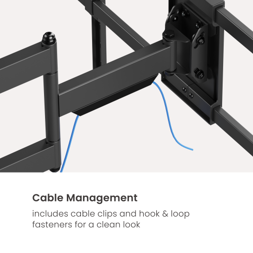 Ultra-Reach Heavy-Duty Full-Motion TV Wall Mount LPA91-683 Fits 406mm (16''), 457mm (18'') stud spacing. from china(chinese)