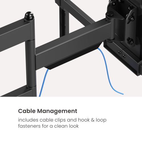 Ultra-Reach Heavy-Duty Full-Motion TV Wall Mount LPA91-683D Fits 406mm (16''), 457mm (18''), 610mm (24'') stud spacing. from china(chinese)