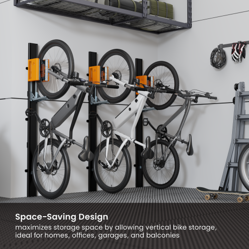 EasyLift Vertical On-Wall Bike Rack  LBM12-01 Innovative Automated Lift System for Effortless Bike Storage  from china(chinese)