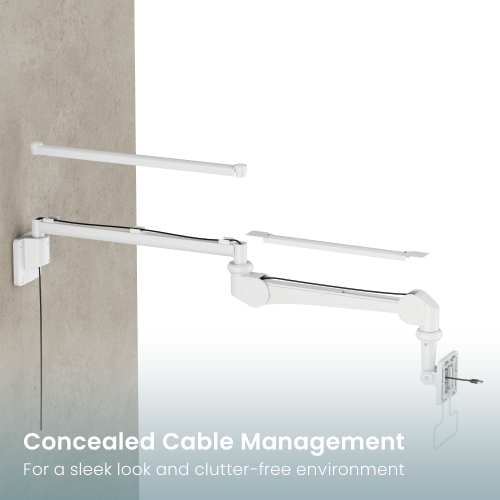 Medical Wall-Mounted Monitor Arm (487mm Height Range) MED12-1 Weight Capacity 0.8-3kg (1.8-6.6lbs) from china(chinese)