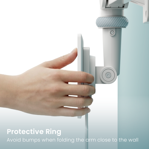 Medical Wall-Mounted Monitor Arm (487mm Height Range) MED12-1 Weight Capacity 0.8-3kg (1.8-6.6lbs) from china(chinese)