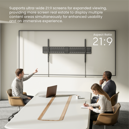  Large Screen Heavy-Duty Fixed TV Mount LP82-612F Supports ultra-large screens up to 140" and 150kg (330bs) from china(chinese)