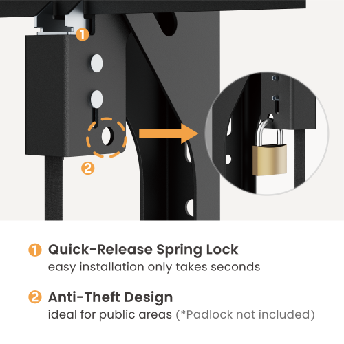 Large Screen Heavy-Duty Tilt TV Mount LP82-612T  Supports ultra-large screens up to 140" and 150kg (330bs) from china(chinese)