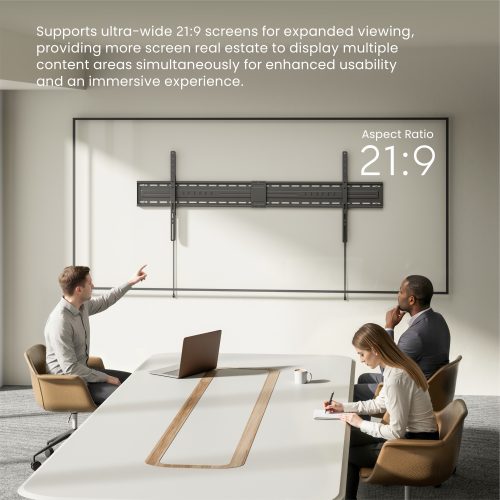  Large Screen Heavy-Duty Fixed TV Mount LP82-616F Supports ultra-large screens up to 150" and 150kg (330bs) from china(chinese)