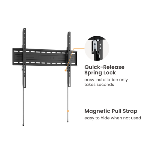 Large Screen Heavy-Duty Fixed TV Mount LP82-68F Supports ultra-large screens up to 100" and 150kg (330bs) from china(chinese)
