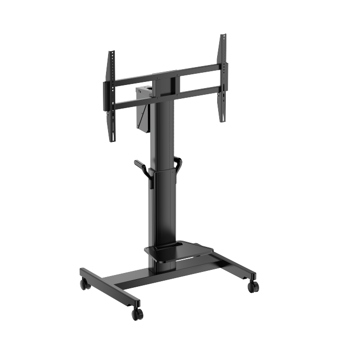 Motorized Heavy-Duty TV Cart with Tilt Adjustment TTT21H-69FW Powerful motor delivers smooth, quiet height adjustment- even for heavy TVs from china(chinese)