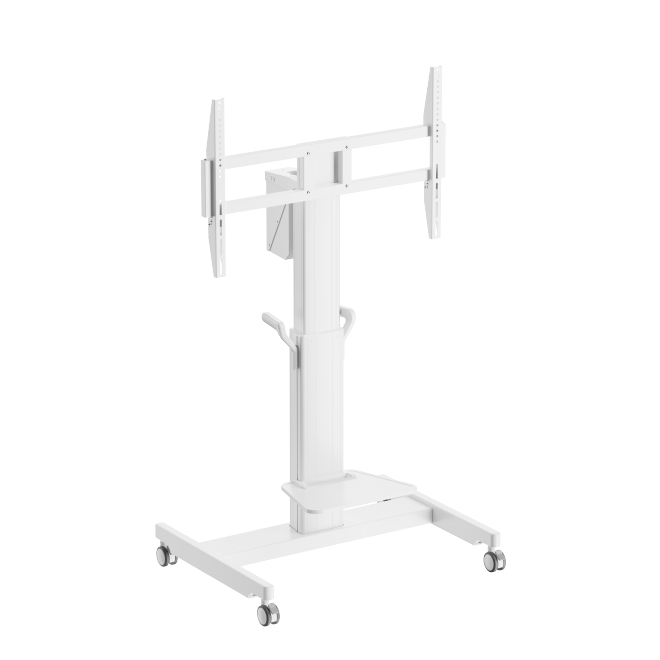Motorized Heavy-Duty TV Cart with Tilt Adjustment TTT21H-69FW Powerful motor delivers smooth, quiet height adjustment- even for heavy TVs from china(chinese)