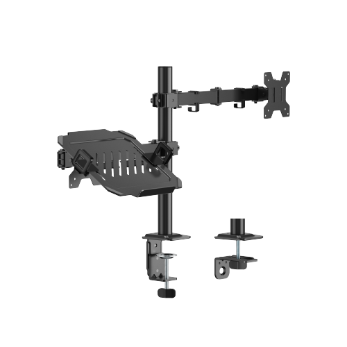 Cost-Effective Articulating Single-Screen Monitor Arm with Laptop Holder LDT129-C024ML Enjoy optimized viewing to level up working efficiency. from china(chinese)