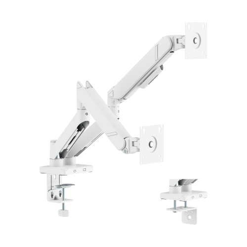 GeometricBlok Dual-Screen Gas Spring Monitor Arm LDT126-C024 Gaming-Inspired Aesthetics with Great Value from china(chinese)
