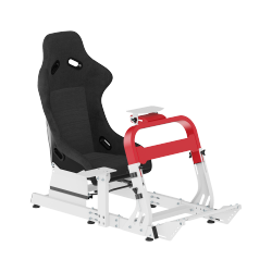 Robust Sim Racing Cockpit with Gear Shift Mount & Seat