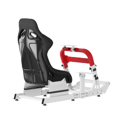 Robust Sim Racing Cockpit with Gear Shift Mount & Seat