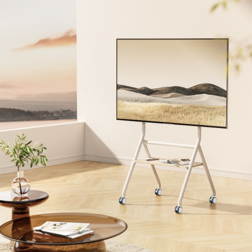 Minimalist Heavy-Duty Studio TV Cart TTF13E-46FW Redefine Viewing Experience from china(chinese)