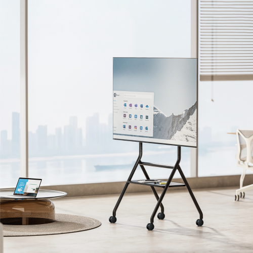 Minimalist Heavy-Duty Studio TV Cart TTF13E-46FW Redefine Viewing Experience from china(chinese)